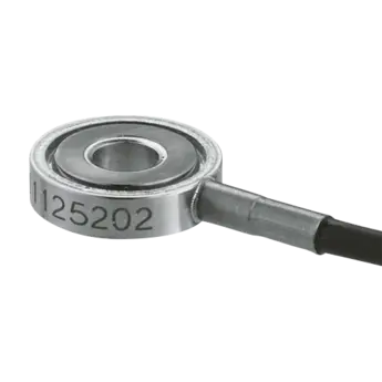 Piezoelectric shear force sensor SlimLine, ring force transducer (Fy ±0.9 kN / ±202 lbf), cable length 2 m