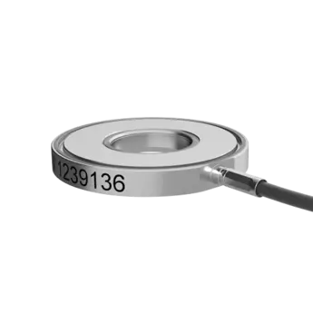 9136C21 Sensore di forza piezoelettrico SlimLine, Trasduttore di forza ad anello (Fz 62 kN / 13,9 klbf), lunghezza cavo 2 m