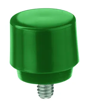 Replaceable impulse hammer rubber tips with diameters of 1 or 1.5 inches (25 or 38 mm). Soft to hard versions available.