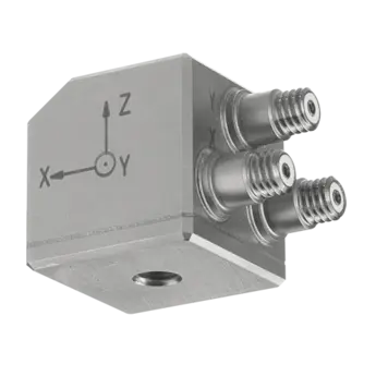 Le type 8290A est un accéléromètre piézoélectrique triaxial, haute température, en mode charge, avec une stabilité opérationnelle à long terme.