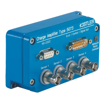 The industrial charge amplifiers for manufacturing applications (ICAM) convert a charge signal into an inverted low-impedance analog signal.