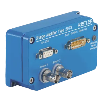 5073A221 Industrial charge amplifier for manufacturing applications (ICAM), 2-channel, TNC neg., voltage output ±10 V