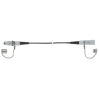 Extension cable for multicomponent dynamometers, 3-core, Fischer 9-pin flange, custom length