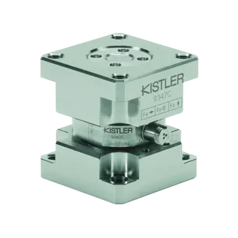 9348CQ Triaxial load cell, piezoelectric force transducer Fx, Fy, Fz (Fz ±30 kN / ±6.74 klbf)