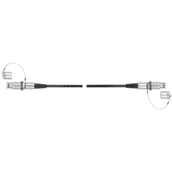 Connecting cables for force plate with charge output