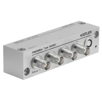 Adapter box for connecting cavity pressure sensors to ComoNeo, single- to multi-channel technology, 4 channels to 4 x 1 channel BNC