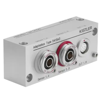 5415A3 Adapterbox zum Anschluss von Werkzeuginnendrucksensoren an ComoNeo, Mehrkanaltechnik, 2 x 4 Kanäle auf 8 Kanal