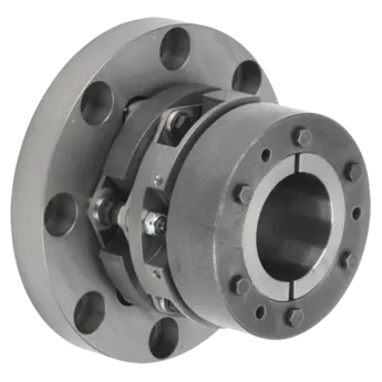 This is a torsion proof multi-disk coupling for efficient, space-saving connection of the KiTorq Rotor Type 4551 into the shaft assembly.