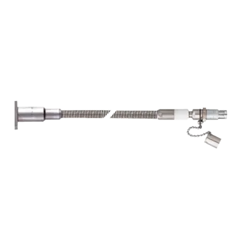 These connecting cables are for multicomponent dynamometers with a high insulation (10^13 Ω) and metal sheath. They have 3 conductors.