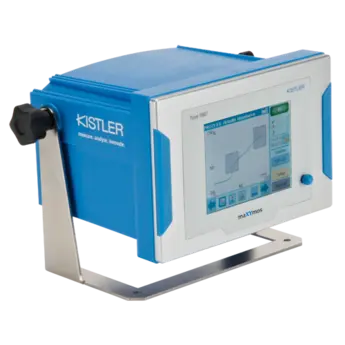 The maXYmos BL process monitoring system evaluates XY curves of two interrelated measurands which can be measured with piezoelectric, strain gauge, potentiometric or any sensors with a ±10 V signal output.