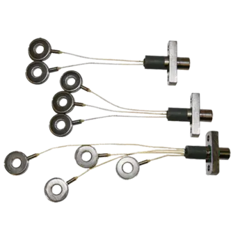 Ready-to-connect compact assembly sets of the Slimline series with integrated piezoelectric shear force sensors. 2, 3 or 4 ultra-flat ring force transducers are contained in a fixed connection.