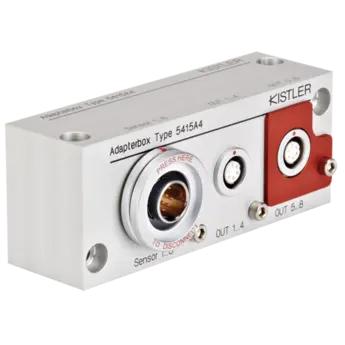 5415A4 Adapterbox zum Anschluss von Werkzeuginnendrucksensoren an ComoNeo, Mehrkanaltechnik, 8 Kanäle auf 2 x 4 Kanal
