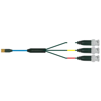 Kistler offers flexible accelerometer cables for triaxial accelerators applied in e-motor NVH testing.