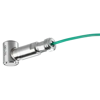 These quartz force sensors are suitable for measuring indirect cavity pressure behind an ejector pin during the injection molding of plastics.