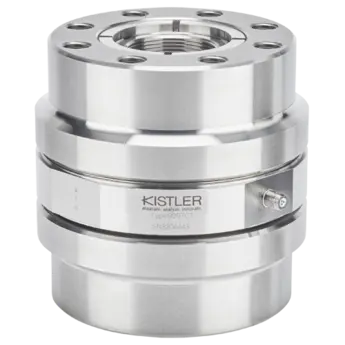 9397D3 Triaxial load cell, piezoelectric force transducer Fx, Fy, Fz (Fz -200 … 450 kN / -44.96 … 101.16 klbf), 22.5° rotated