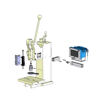 Kit de modernisation pour équiper les presses à levier manuel d'un système de surveillance de la force et du déplacement