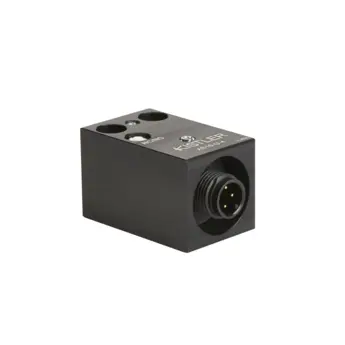 Mounting block with switch, plug M12 4-pin