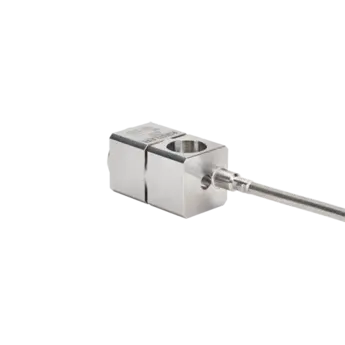 Miniature piezoelectric accelerometer, high temperature (700°C)