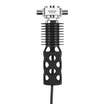 6619AP25AK Cylinder pressure sensor for engine diagnostics (M10, 0 … 250 bar), Piezotron, installed in Thompson adapter
