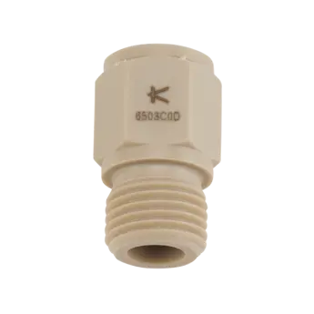 6503C0D Adaptador de montaje para sensores de presión 601C y 603C, M10x1, Tierra aislada