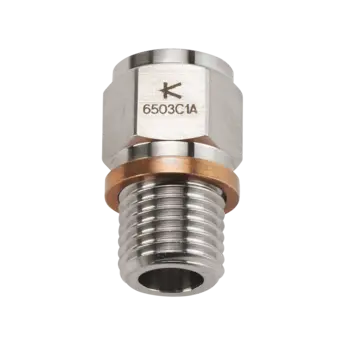 6503C1A Mounting adapter for 601C and 603C pressure sensors, 3/8-UNF