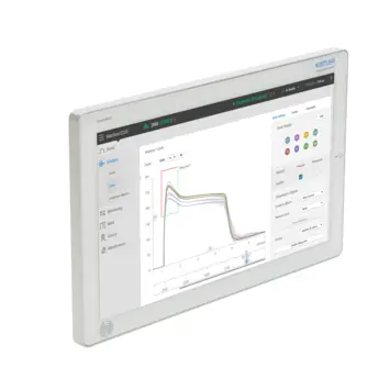 The ComoNeo and ComoScout process monitoring and control systems can be controlled via an optional 15.6" capacitive touch display.