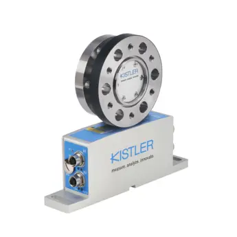 Torque measuring flange systems KiTorq, measuring ranges from 50 to 10000 Nm / 4552A The torque flange sensors of Type 4552A come with integrated speed measurement and high resolution angle of the rotation measuring system.