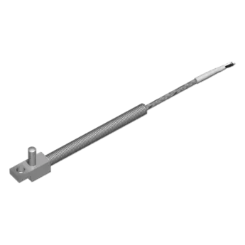 Les thermocouples angulaires conviennent à la surveillance des variations de température du moule et des fluctuations de débit ou des obstructions des circuitsde refroidissement. Les thermocouples angulaires sont utiles lorsqu'une sortie de câble droite n'est pas possible ou souhaitée, par exemple dans les collecteurs de canaux chauds.