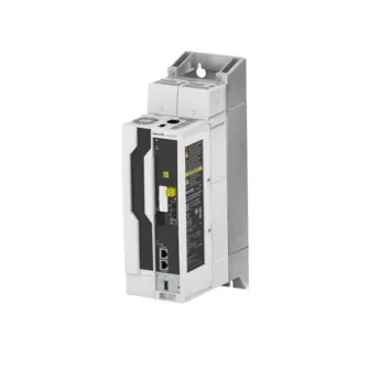 Servo amplifiers ctrlX DRIVE and accessories for NCFx Pro joining modules / 2181A The ctrlX DRIVE servo amplifiers control the motor of the NCFx Pro electromechanical joining module and are parameterized via EtherCAT connection to maXYmos NC.