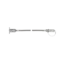 These connecting cables are suitable for multicomponent dynamometers thanks to high insulation (10^13 Ω) and metal sheath, 8 conductors.