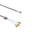 Separation cables for piezoelectric sensors, V3-B pos. to 3 x SSMB neg. / 1698AF Separation cables used for triaxial measurements in multi-axis force sensors.