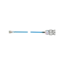 These connecting cables are low-noise and high-insulation coaxial cables for use in drag-chains. Owing to their own properties, the cables are especially well suited for dynamic use.