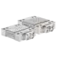 These piezoelectric multicomponent dynamometers are for measuring the three orthogonal components Fx, Fy and Fz of a force.