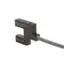 Fork light barrier, infrared, fork w 10 mm d 20 mm, plug S2 7-pin, resolution >0.4 mm, external electronics